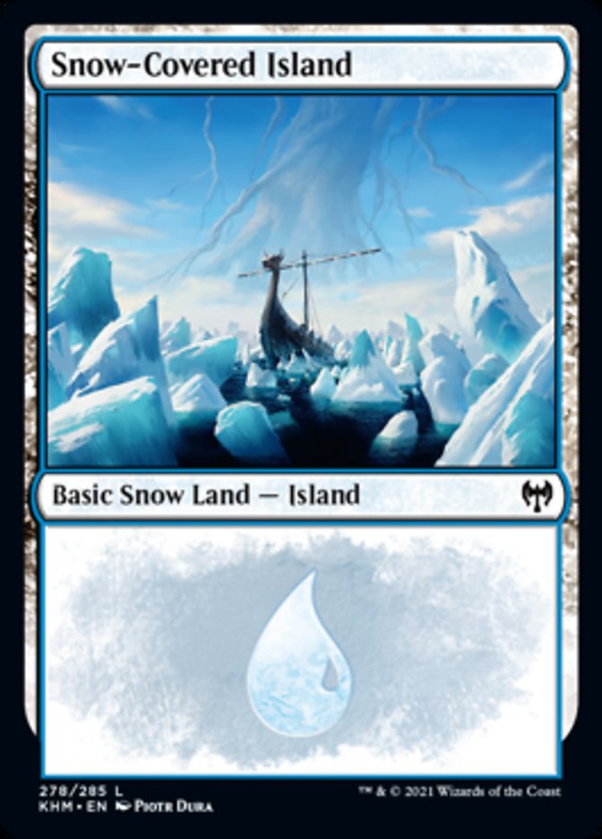 Snow-Covered Island (278) [Kaldheim] | North Valley Games