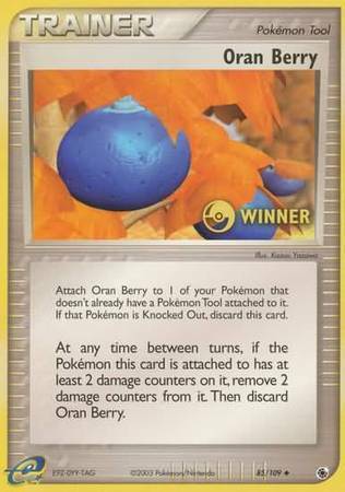 Oran Berry (85/109) (Winner) [EX: Ruby & Sapphire] | North Valley Games