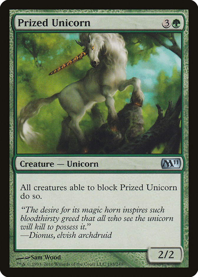 Prized Unicorn [Magic 2011] | North Valley Games
