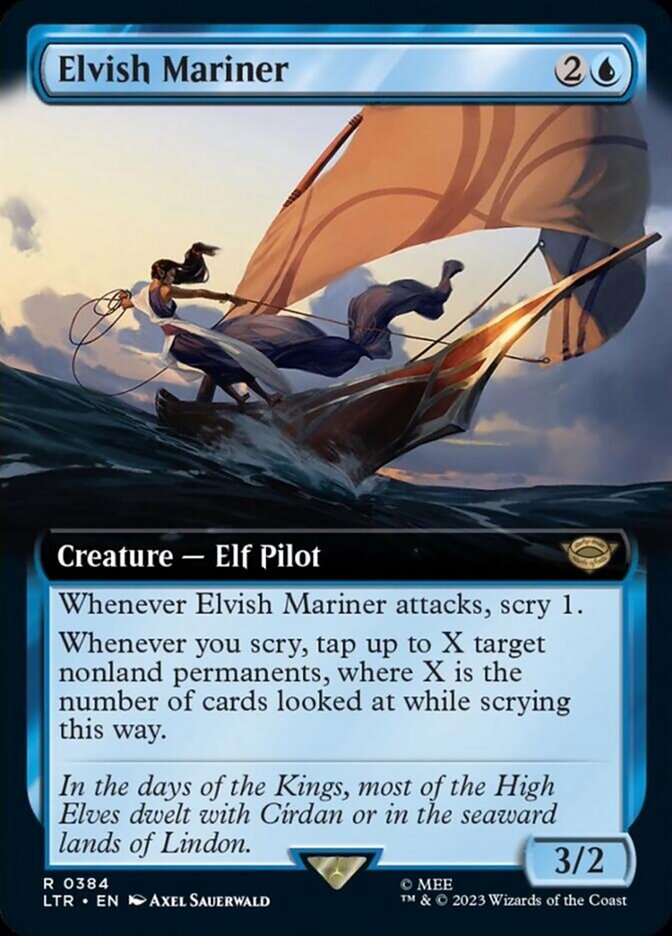 Elvish Mariner (Extended Art) [The Lord of the Rings: Tales of Middle-Earth] | North Valley Games