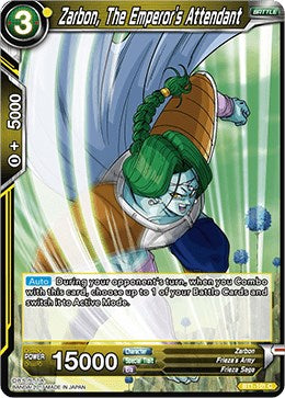 Zarbon, The Emperor's Attendant (BT1-101) [Galactic Battle] | North Valley Games