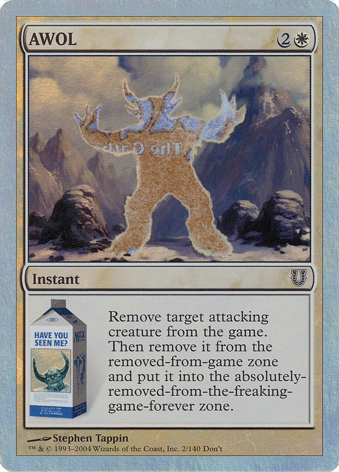 AWOL (Alternate Foil) [Unhinged] | North Valley Games
