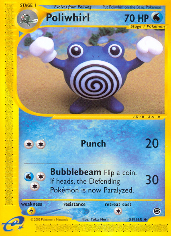 Poliwhirl (89/165) [Expedition: Base Set] | North Valley Games