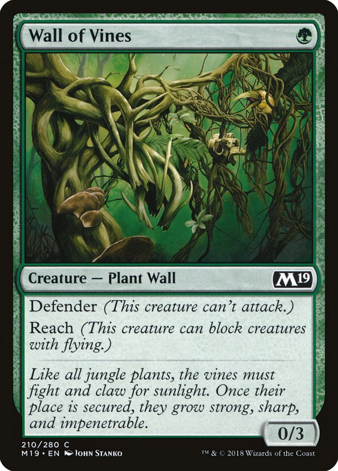 Wall of Vines [Core Set 2019] | North Valley Games