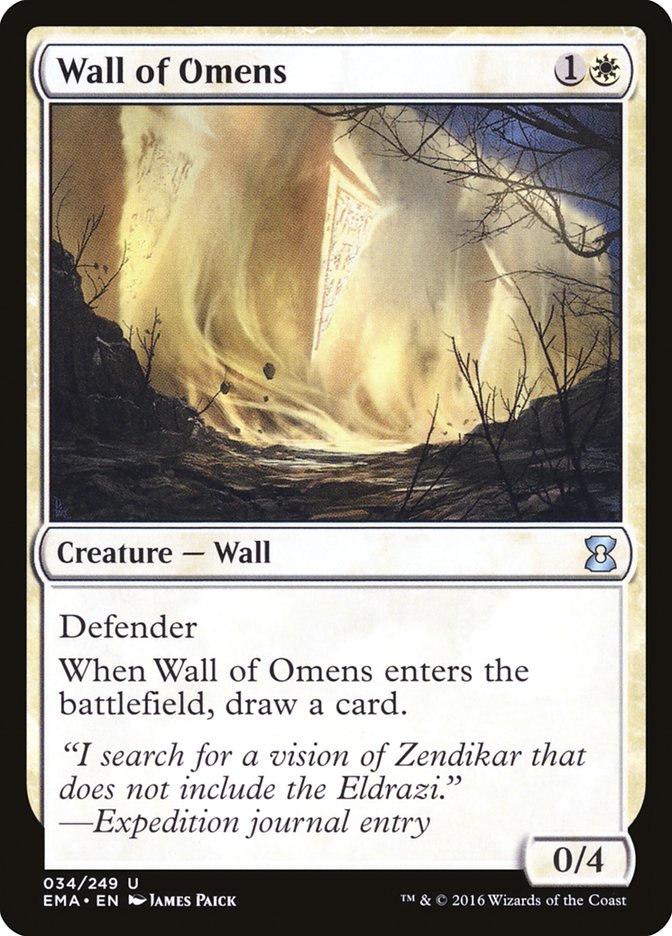 Wall of Omens [Eternal Masters] | North Valley Games