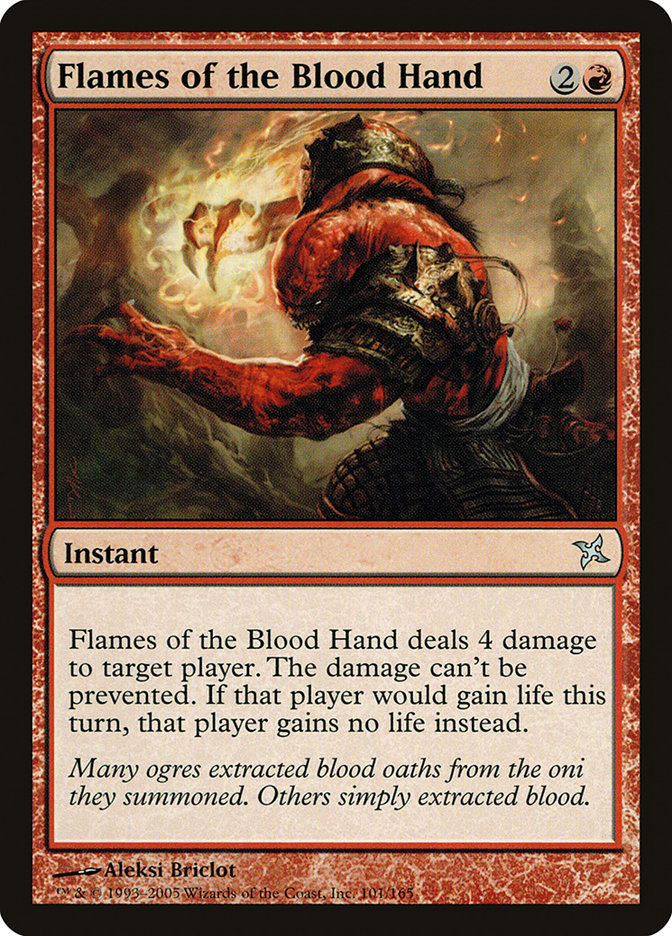 Flames of the Blood Hand [Betrayers of Kamigawa] | North Valley Games