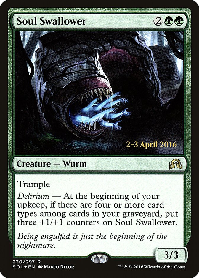 Soul Swallower [Shadows over Innistrad Prerelease Promos] | North Valley Games