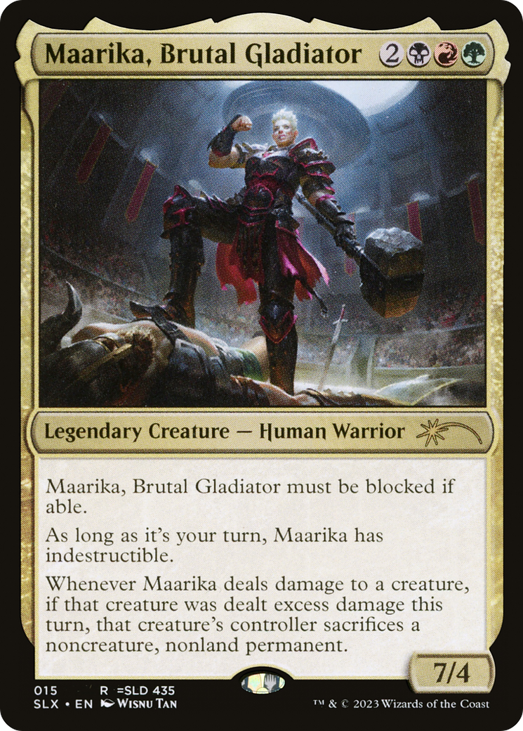 Maarika, Brutal Gladiator [Secret Lair: Universes Within] | North Valley Games