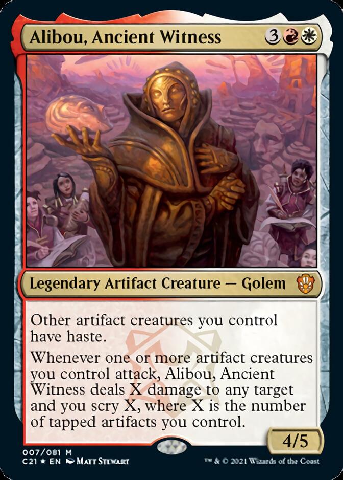Alibou, Ancient Witness [Commander 2021] | North Valley Games