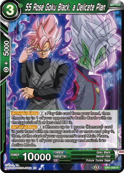 SS Rose Goku Black, a Delicate Plan (Reprint) (DB1-056) [Battle Evolution Booster] | North Valley Games