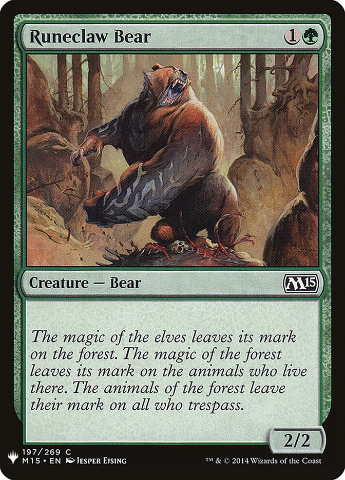Runeclaw Bear [Mystery Booster] | North Valley Games