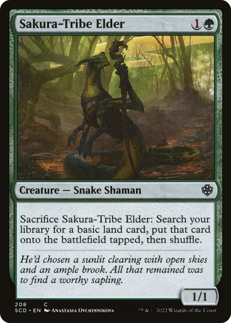 Sakura-Tribe Elder [Starter Commander Decks] | North Valley Games