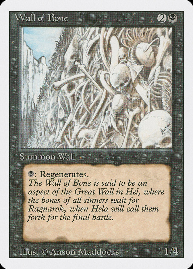 Wall of Bone [Revised Edition] | North Valley Games