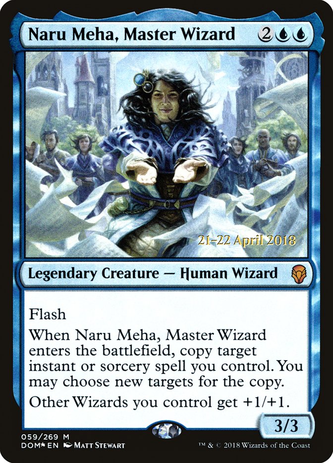Naru Meha, Master Wizard [Dominaria Prerelease Promos] | North Valley Games
