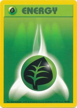 Grass Energy (99/102) [Base Set Unlimited] | North Valley Games