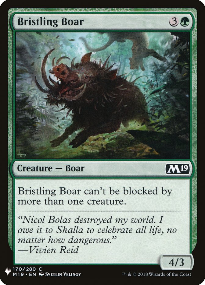 Bristling Boar [Mystery Booster] | North Valley Games