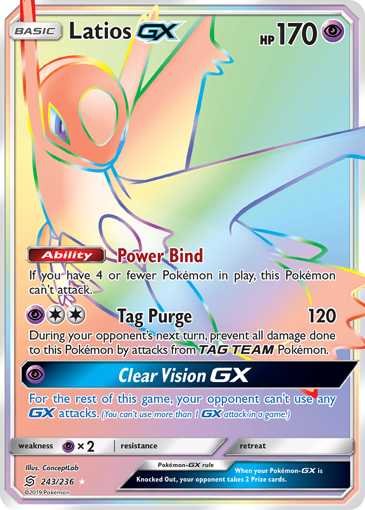 Latios GX (243/236) [Sun & Moon: Unified Minds] | North Valley Games
