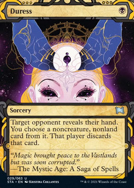 Duress (Foil Etched) [Strixhaven: School of Mages Mystical Archive] | North Valley Games