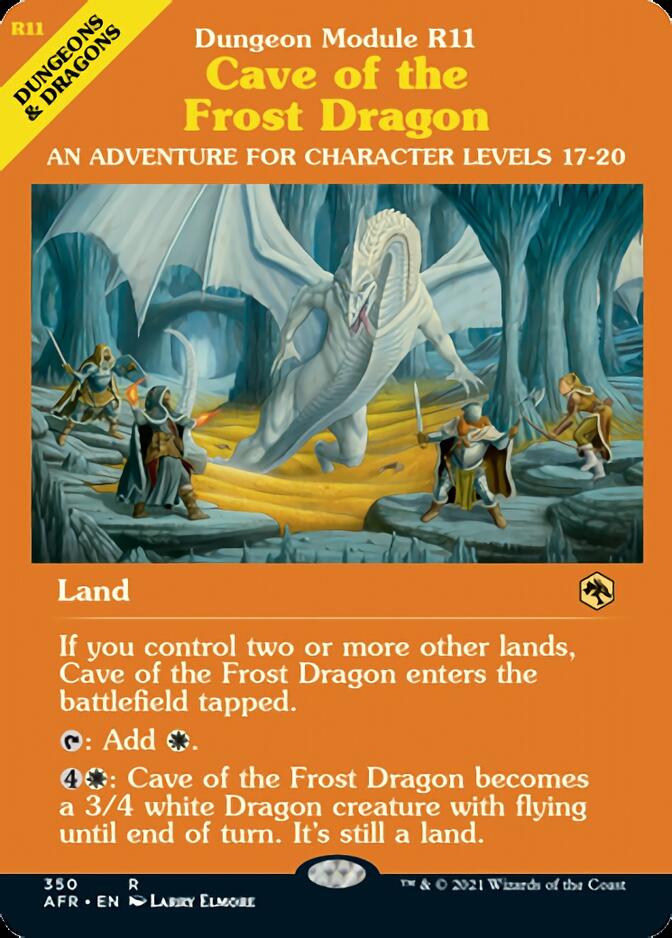 Cave of the Frost Dragon (Dungeon Module) [Dungeons & Dragons: Adventures in the Forgotten Realms] | North Valley Games