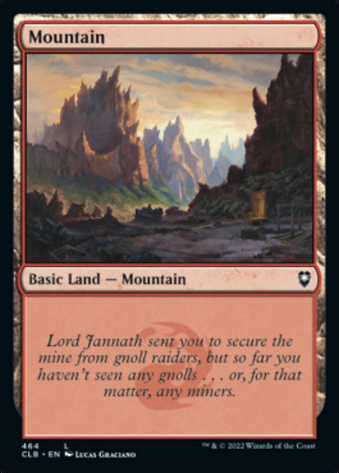 Mountain (464) [Commander Legends: Battle for Baldur's Gate] | North Valley Games