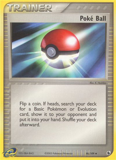 Poke Ball (86/109) [EX: Ruby & Sapphire] | North Valley Games