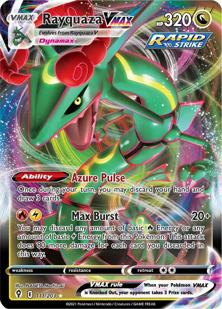 Rayquaza VMAX (111/203) [Sword & Shield: Evolving Skies] | North Valley Games