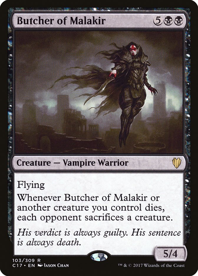 Butcher of Malakir [Commander 2017] | North Valley Games