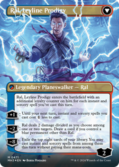 Ral, Monsoon Mage // Ral, Leyline Prodigy (Borderless) (Textured Foil) [Modern Horizons 3] | North Valley Games