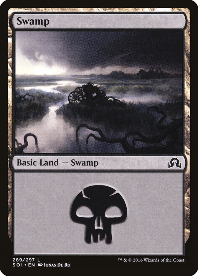 Swamp (289) [Shadows over Innistrad] | North Valley Games