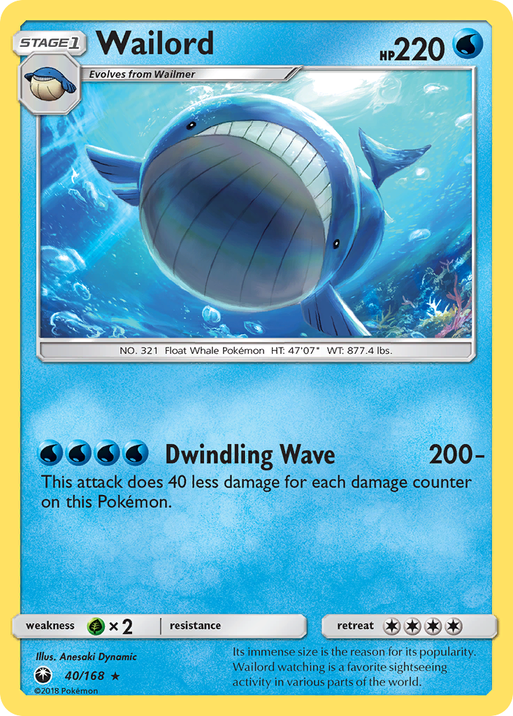 Wailord (40/168) [Sun & Moon: Celestial Storm] | North Valley Games