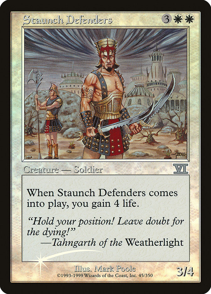 Staunch Defenders [Friday Night Magic 2000] | North Valley Games