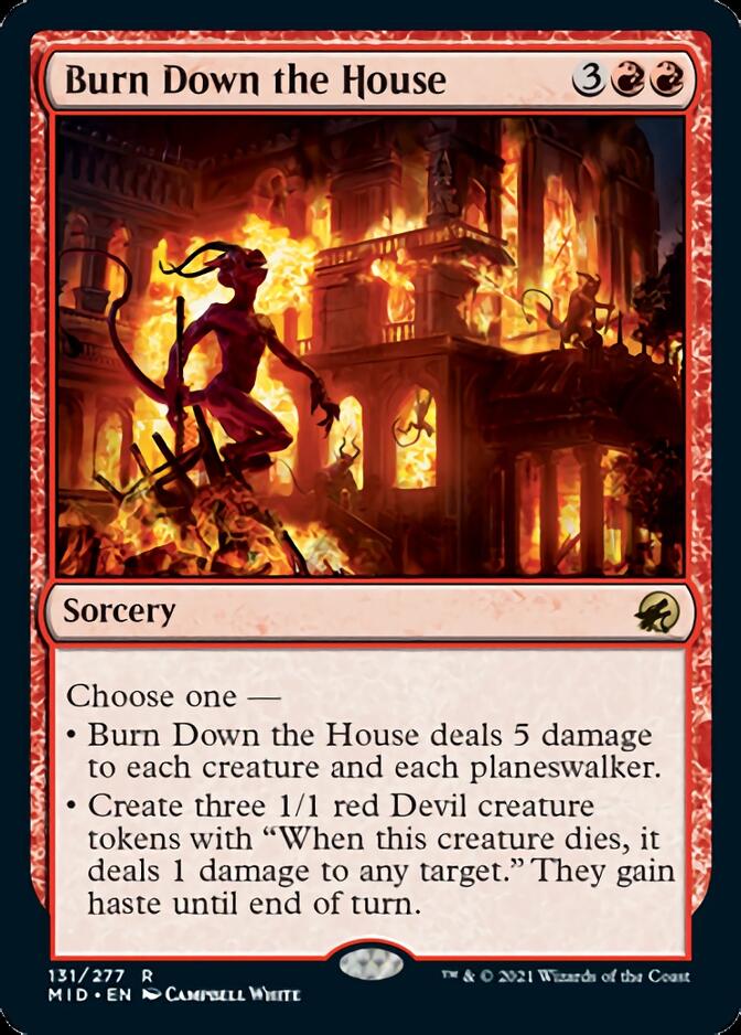 Burn Down the House [Innistrad: Midnight Hunt] | North Valley Games