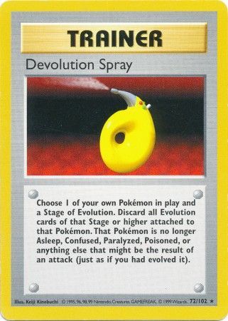 Devolution Spray (72/102) [Base Set Shadowless Unlimited] | North Valley Games