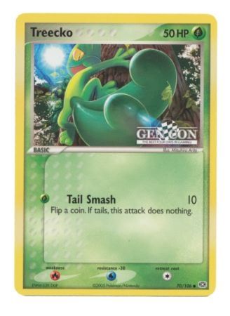 Treecko (70/106) (Gen Con The Best Four Days in Gaming Promo) [EX: Emerald] | North Valley Games