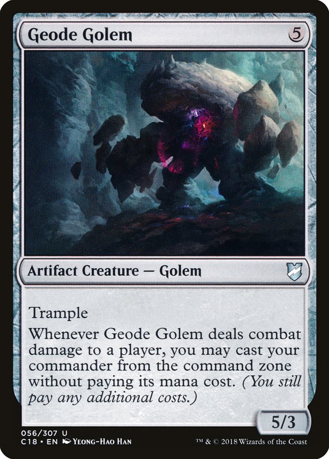 Geode Golem [Commander 2018] | North Valley Games