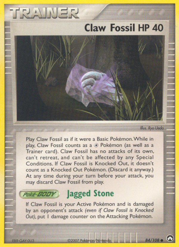 Claw Fossil (84/108) [EX: Power Keepers] | North Valley Games