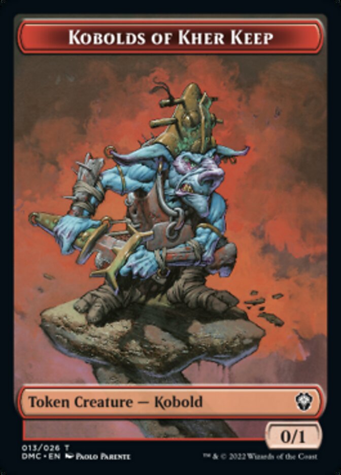 Kobolds of Kher Keep Token [Dominaria United Commander Tokens] | North Valley Games