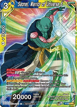 Saonel, Warrior of Universe 6 (Tournament Pack Vol. 8) (P-391) [Tournament Promotion Cards] | North Valley Games