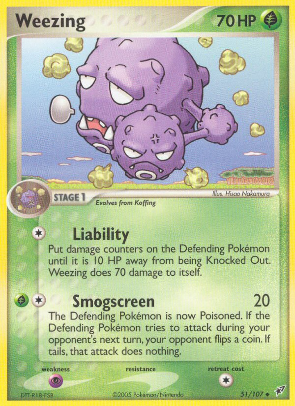 Weezing (51/107) [EX: Deoxys] | North Valley Games