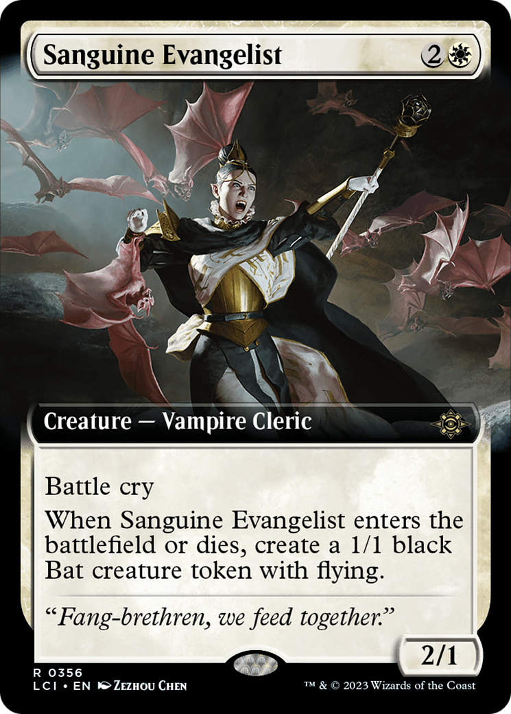 Sanguine Evangelist (Extended Art) [The Lost Caverns of Ixalan] | North Valley Games