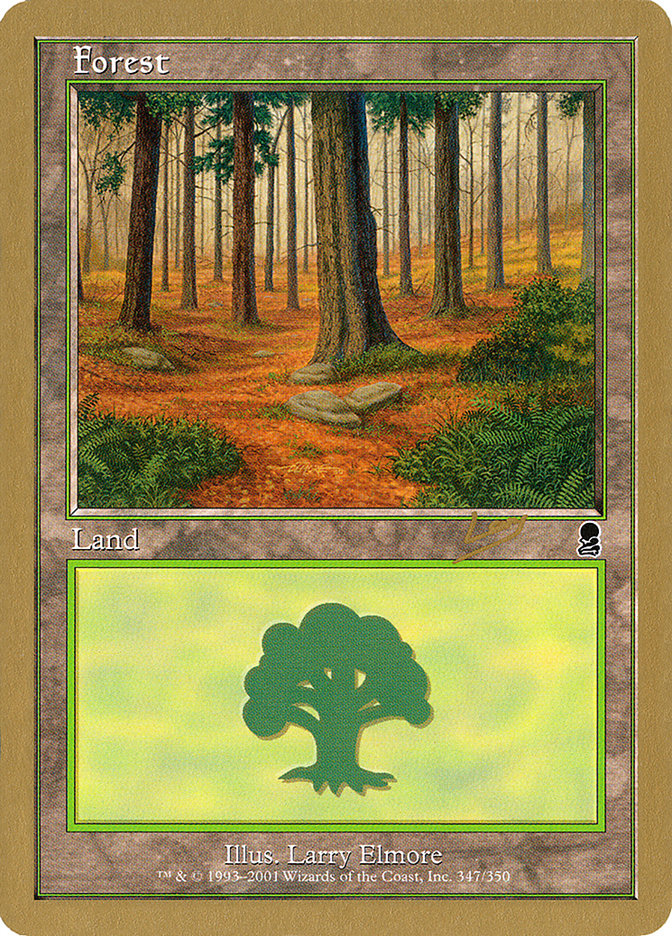 Forest (rl347) (Raphael Levy) [World Championship Decks 2002] | North Valley Games