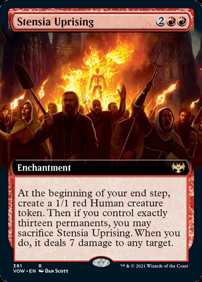 Stensia Uprising (Extended Art) [Innistrad: Crimson Vow] | North Valley Games