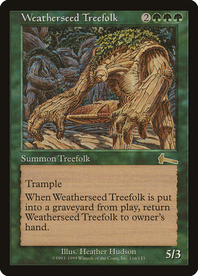 Weatherseed Treefolk [Urza's Legacy] | North Valley Games