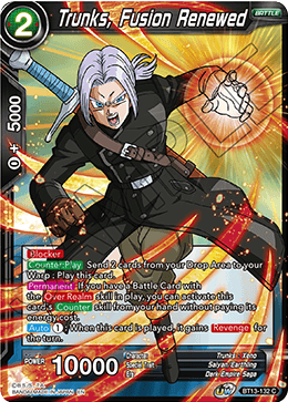 Trunks, Fusion Renewed (Common) (BT13-132) [Supreme Rivalry] | North Valley Games