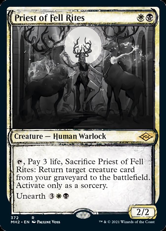 Priest of Fell Rites (Sketch) [Modern Horizons 2] | North Valley Games