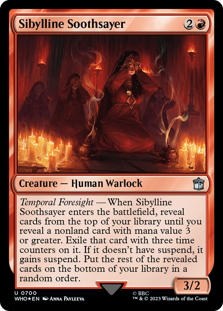 Sibylline Soothsayer (Surge Foil) [Doctor Who] | North Valley Games