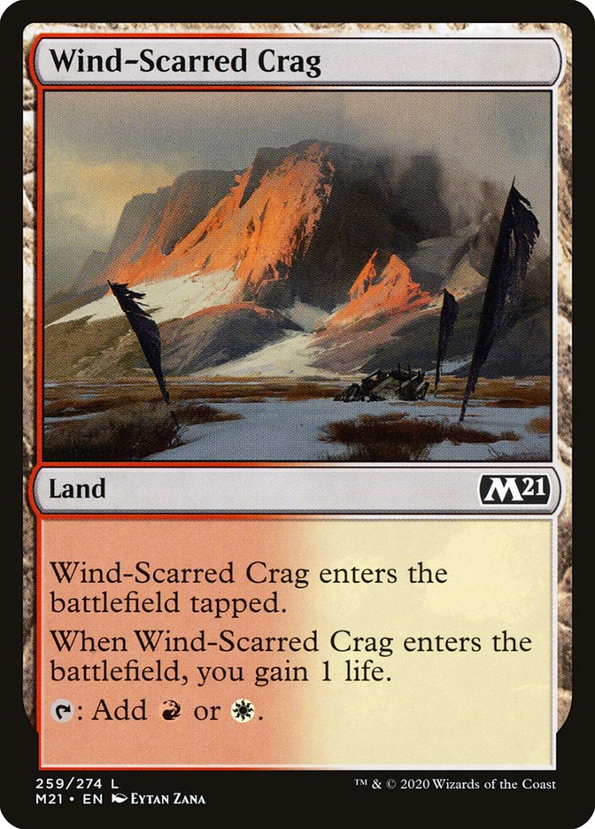 Wind-Scarred Crag [Core Set 2021] | North Valley Games