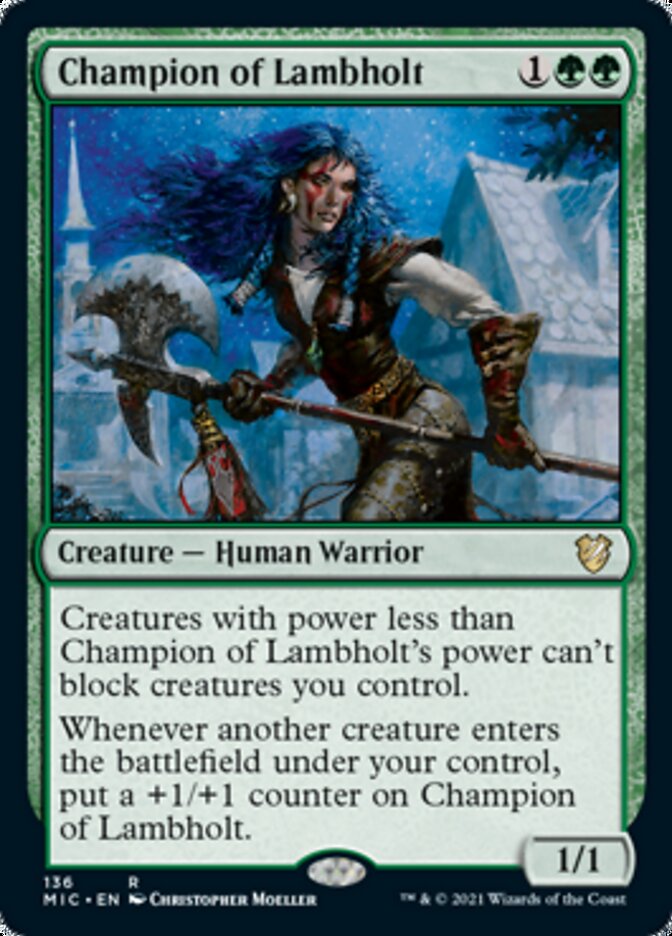 Champion of Lambholt [Innistrad: Midnight Hunt Commander] | North Valley Games