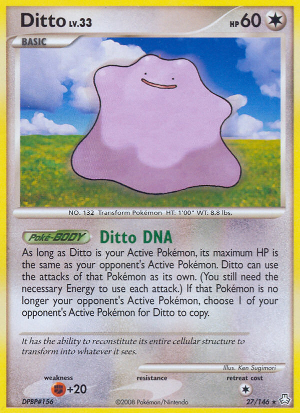 Ditto (27/146) [Diamond & Pearl: Legends Awakened] | North Valley Games