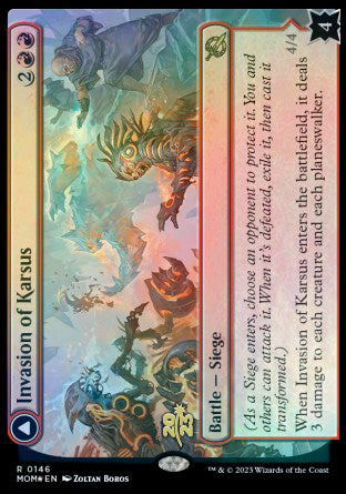 Invasion of Karsus // Refraction Elemental [March of the Machine Prerelease Promos] | North Valley Games